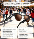 Gafas Inteligentes Bluetooth con IA y Cámara HD