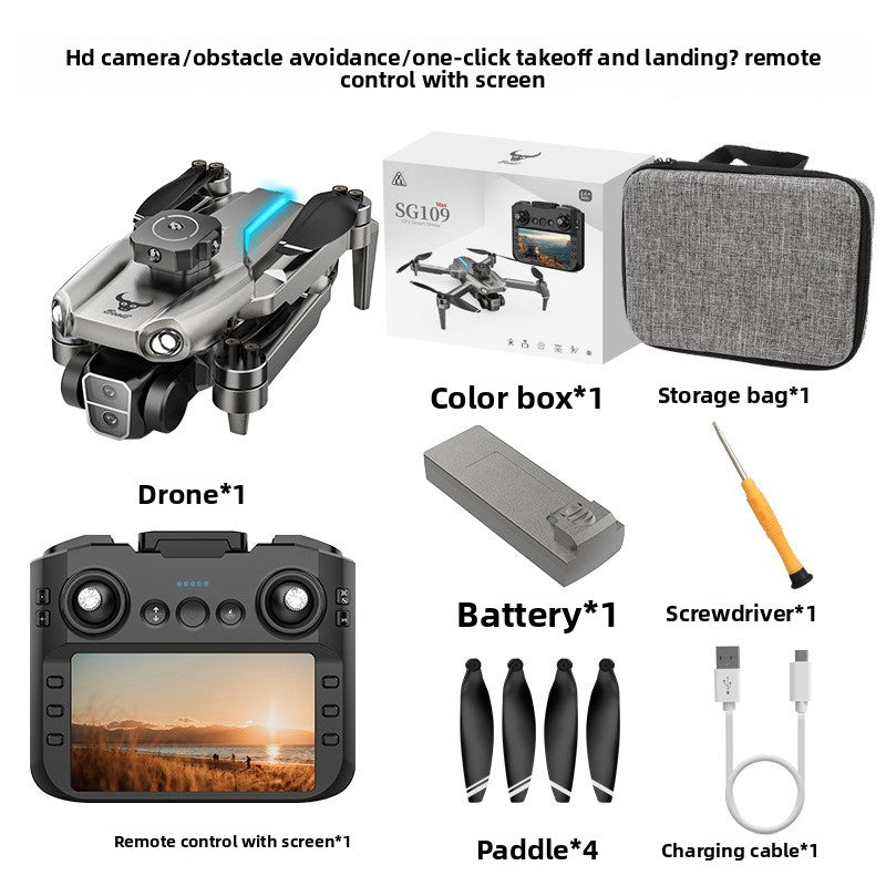 Drone Plegable SG109 Max con Cámara HD y Control por Pantalla