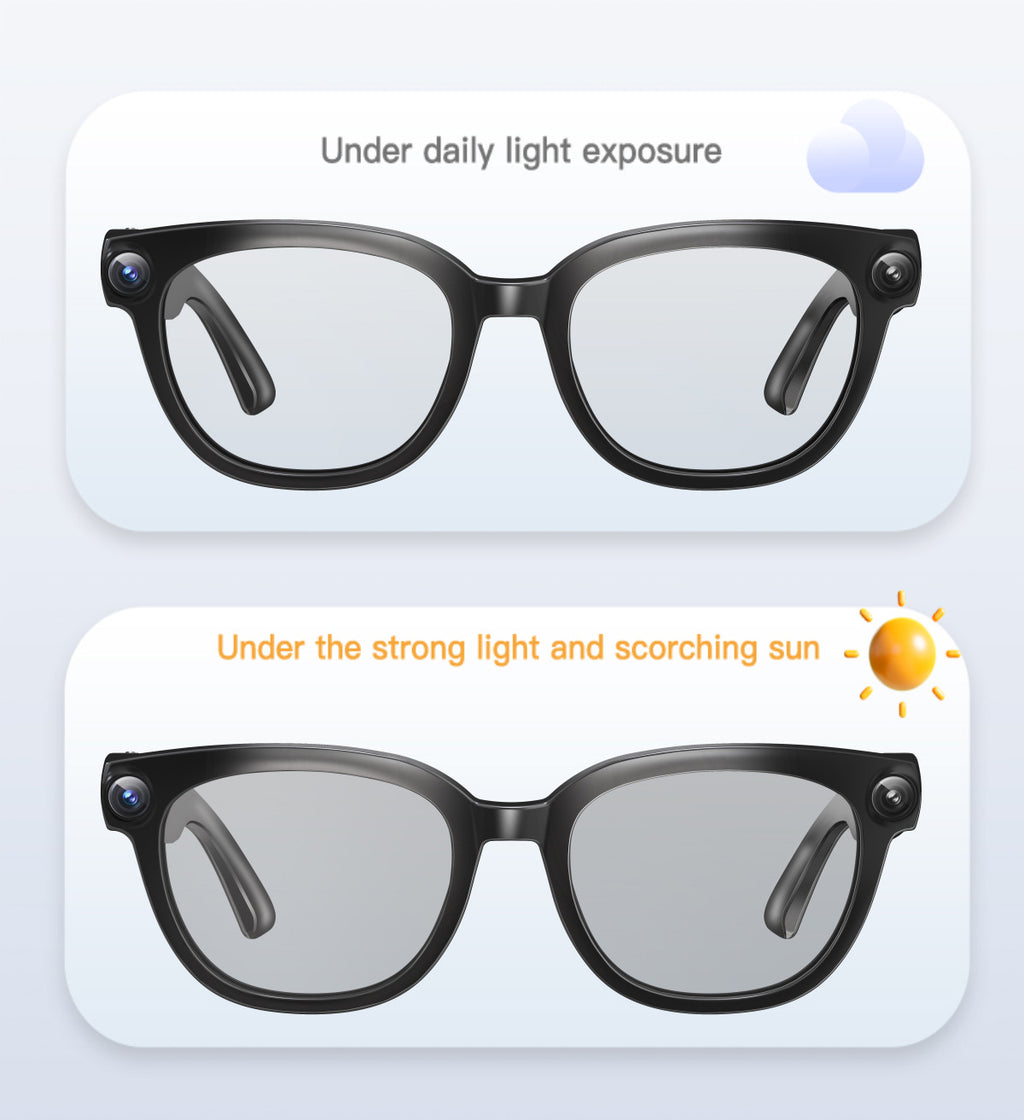Gafas Inteligentes Bluetooth con IA y Cámara HD