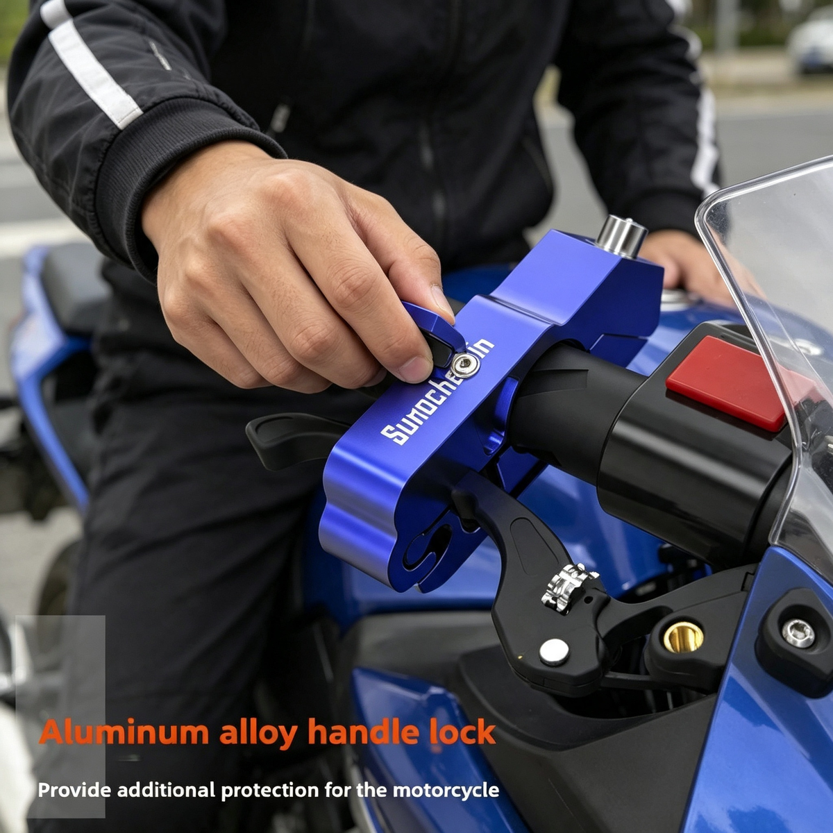 Cerradura Antirrobo para Motocicleta con Bocina Integrada