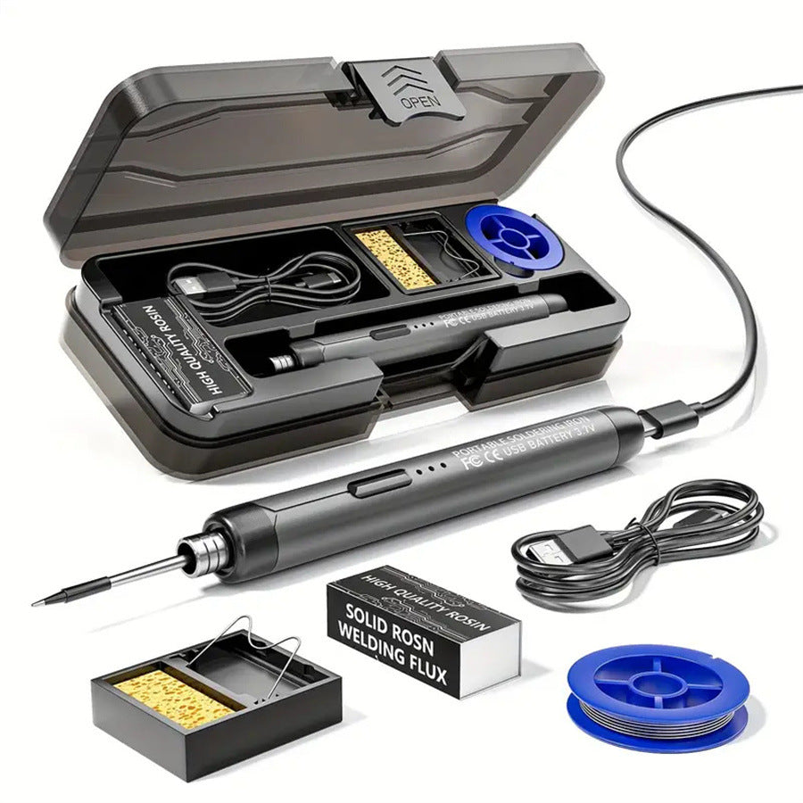 Kit de Soldadura Portátil USB con Puntas Múltiples