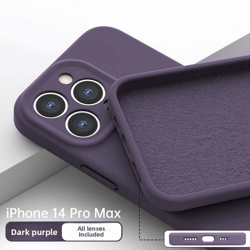 Funda de Silicona Líquida para iPhone – Cobertura Total, Antigolpes y Antihuellas