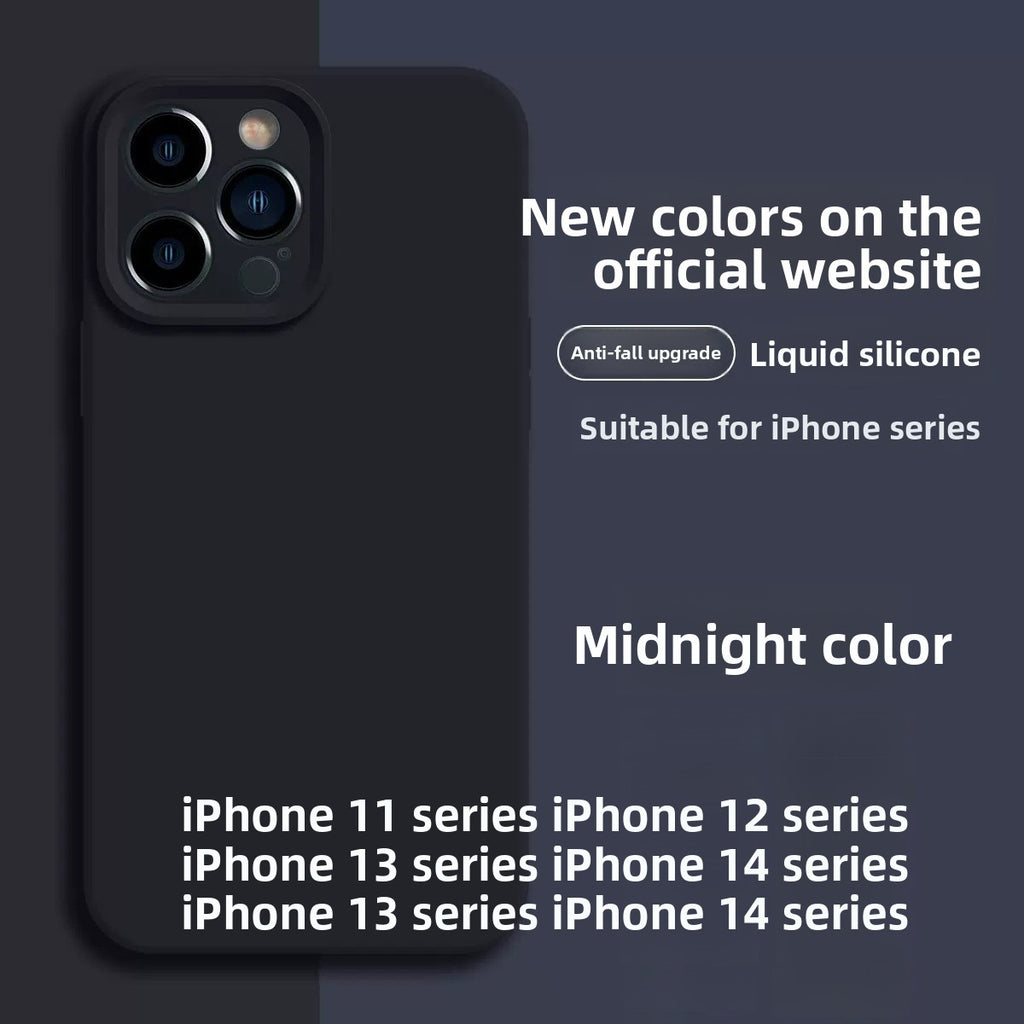 Funda de Silicona Líquida para iPhone – Cobertura Total, Antigolpes y Antihuellas